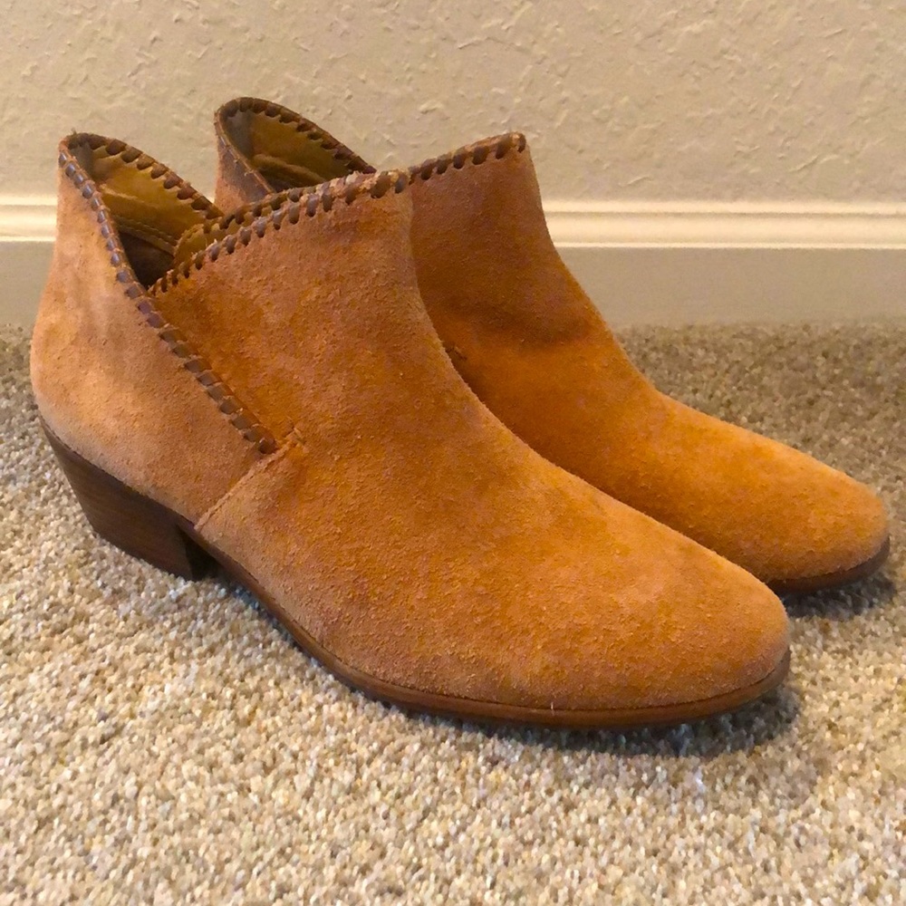 Brand new never worn suade booties